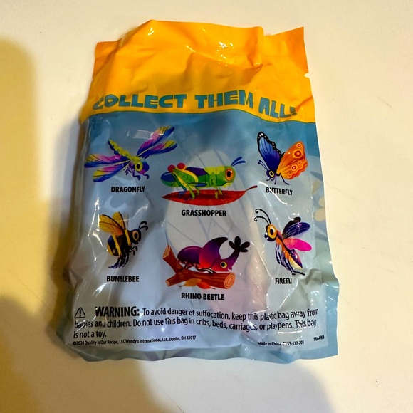 2024 SMARTLINKS AMAZING INSECTS BUMBLEBEE SEALED WENDYS KID MEAL TOY COLLECTIBLE - Picture 6 of 6